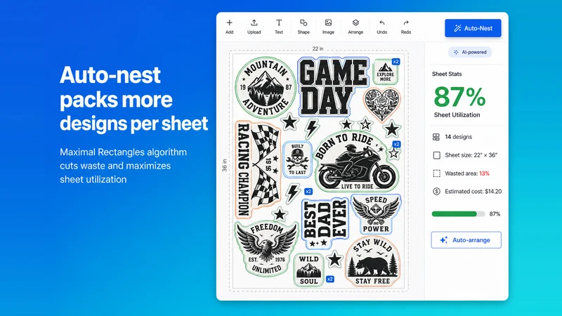 Packly: AI Gang Sheet Builder