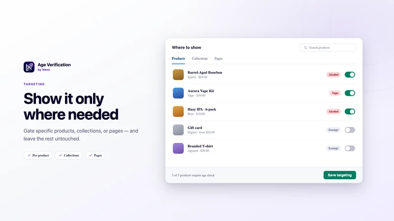 Nexo Age Verification