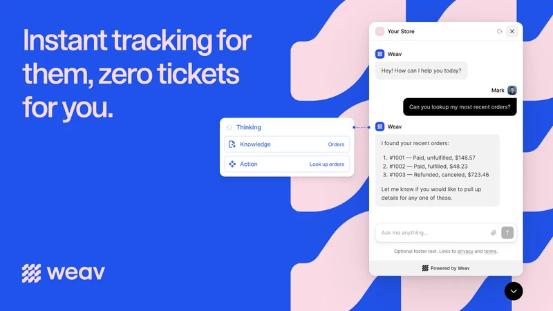 Weav — AI Customer Service