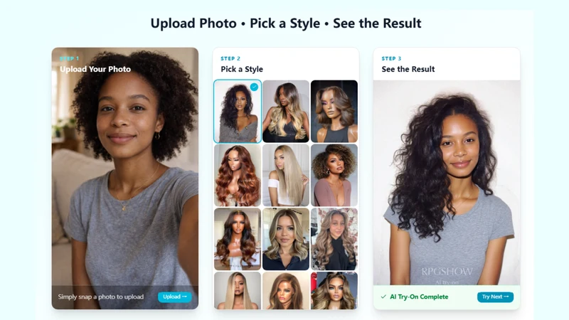 Chicmoi Virtual Wig Try‑On