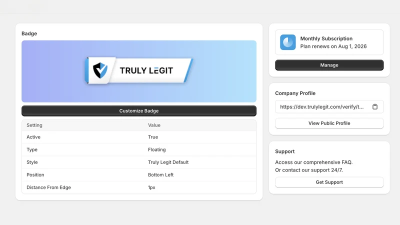Truly Legit ‑ Verified Store