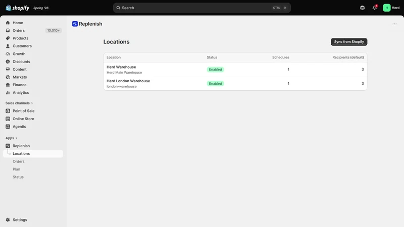 Herd Replenish