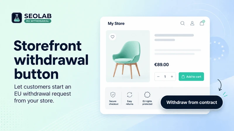 EU Withdrawal Button & Form