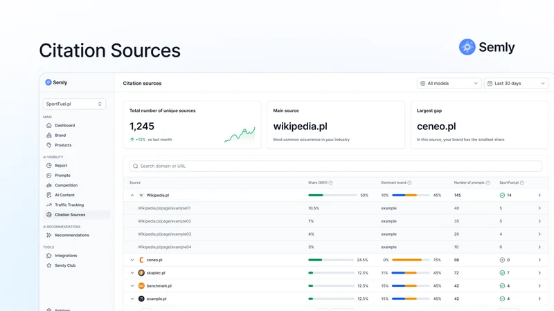 Semly: AI Visibility & GEO