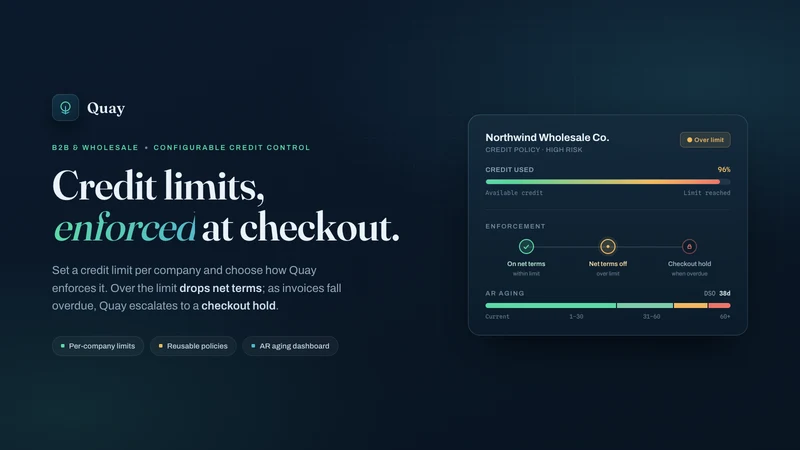 Quay: B2B Credit Limits