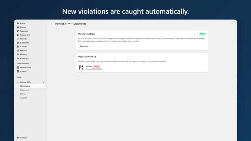 Honest A11y — Accessibility