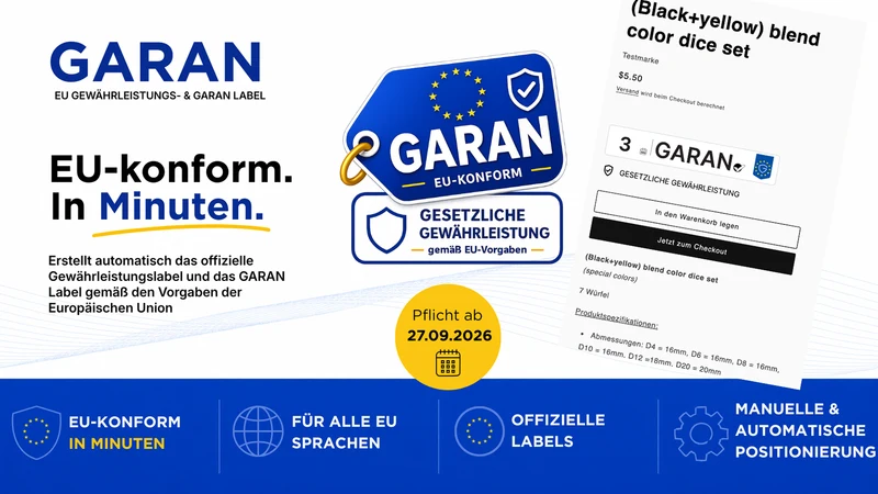 EU GARAN Legal Guarantee