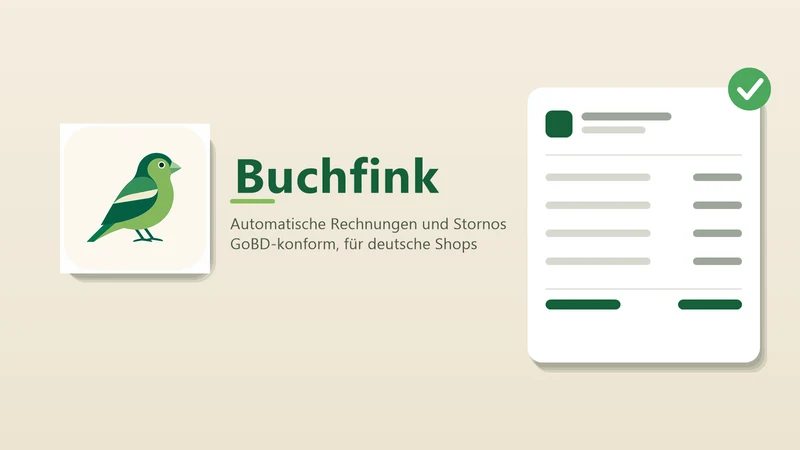 Buchfink: E‑Rechnung & Storno
