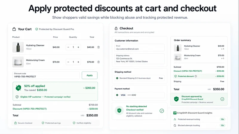 CrispShift Discount Guard