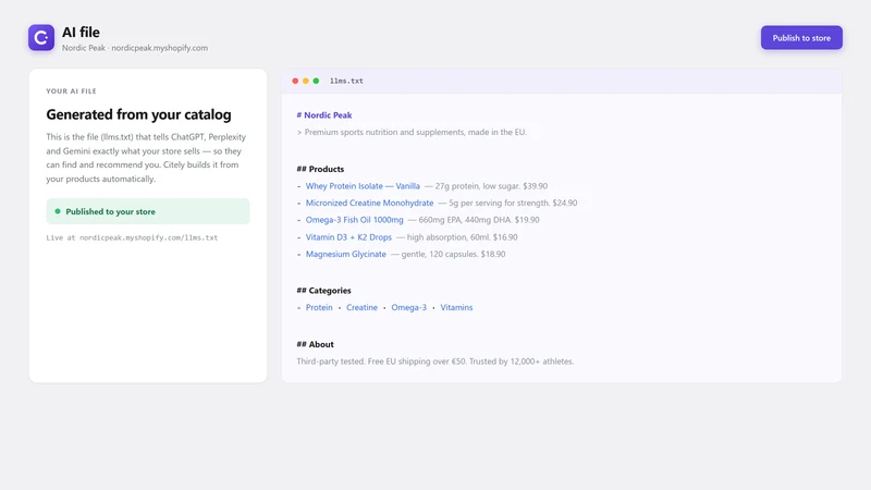Citely ‑ AI SEO & Visibility