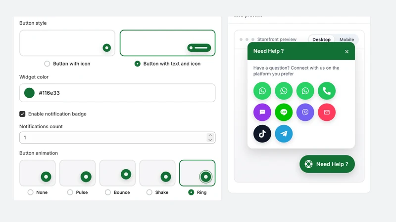 ChatDock : Chat Button Pro