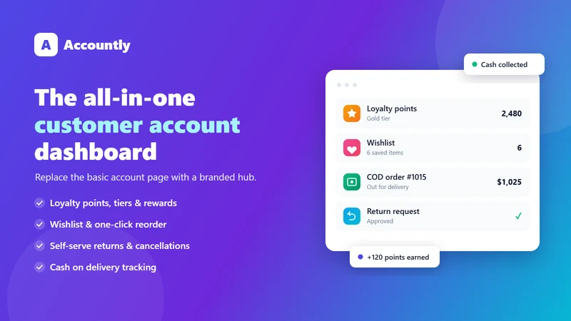 Accountly ‑ Customer Accounts