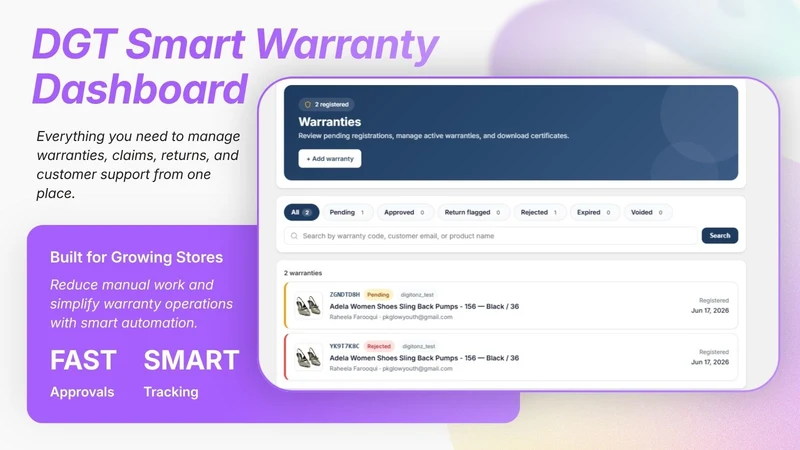 DGT Smart Warranty