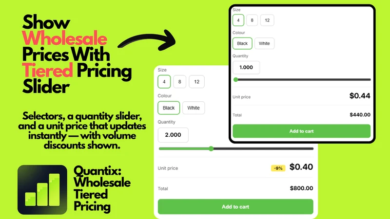 Quantix ‑ Tiered Wholesale