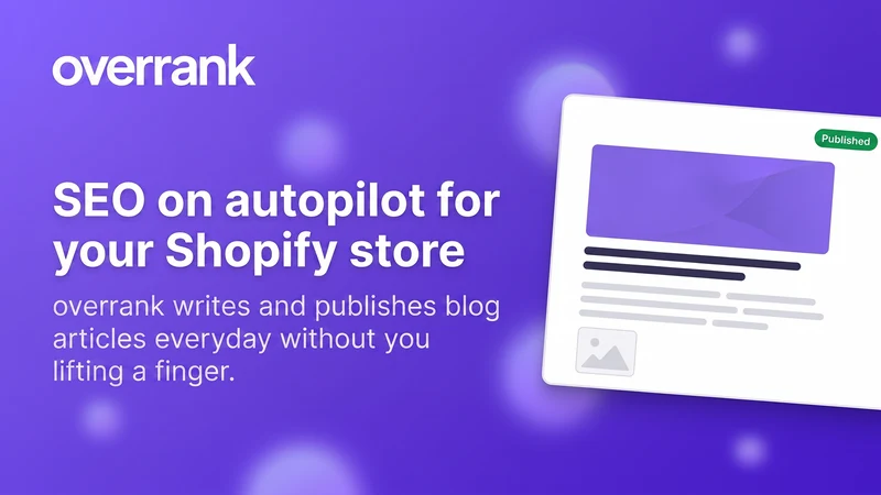 Overrank: Automate SEO with AI