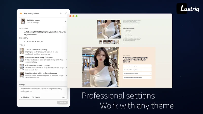 Lustriq: AI Product Importer