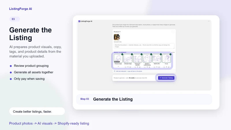 ListingForge AI