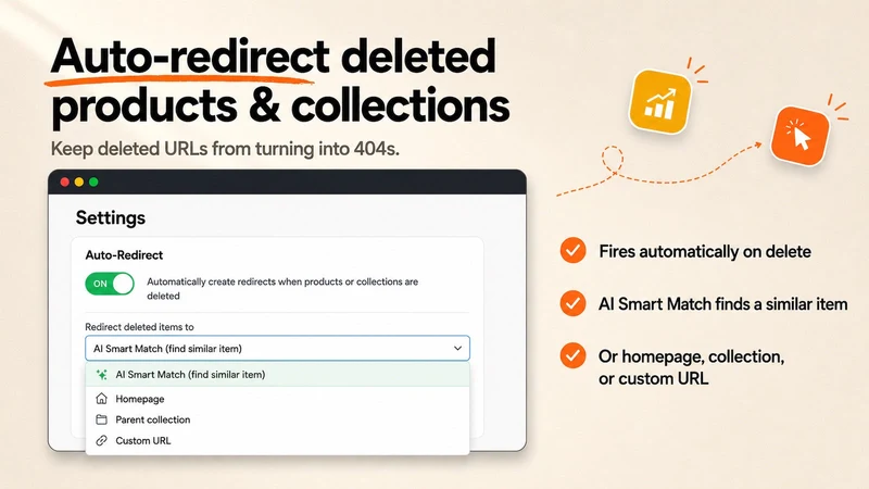 Snap Redirects: 301 & 404s