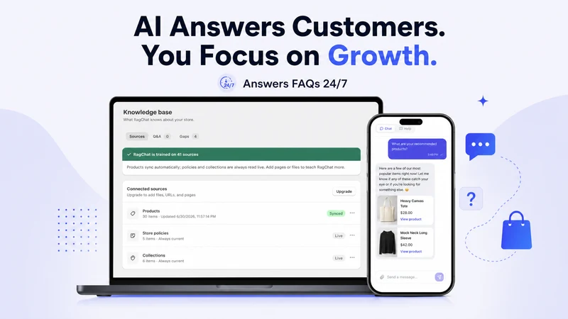 RagChat: AI Chatbot & Livechat