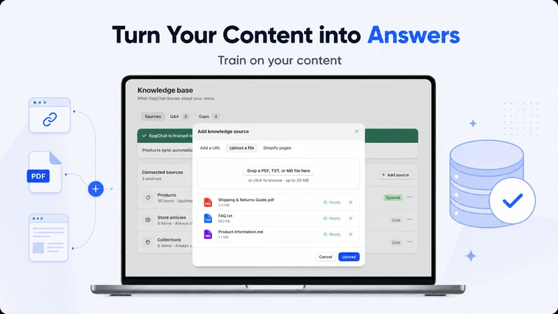 RagChat: AI Chatbot & Livechat