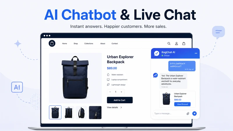 RagChat: AI Chatbot & Livechat