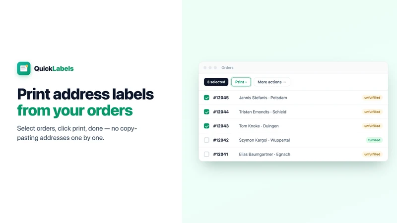 QuickLabels