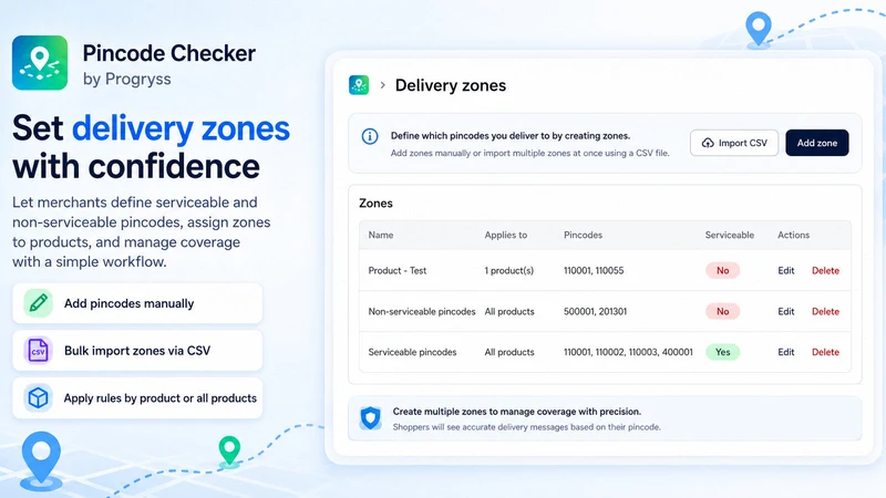 ZipETA, Zip Code Checker + ETA