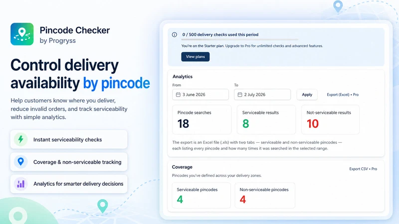 ZipETA, Zip Code Checker + ETA