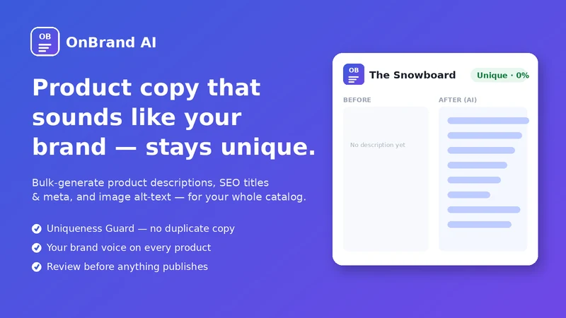 OnBrand AI