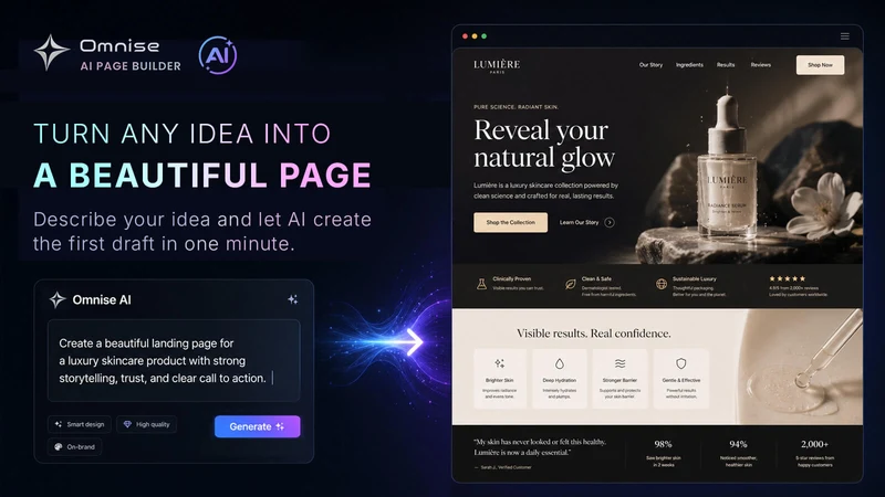 Omnise ✧ AI Page Builder