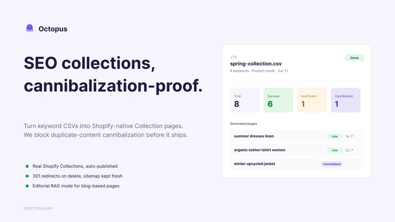 Octopus: Programmatic SEO