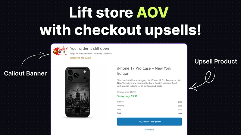 MustHave: Upsell & Cross Sell