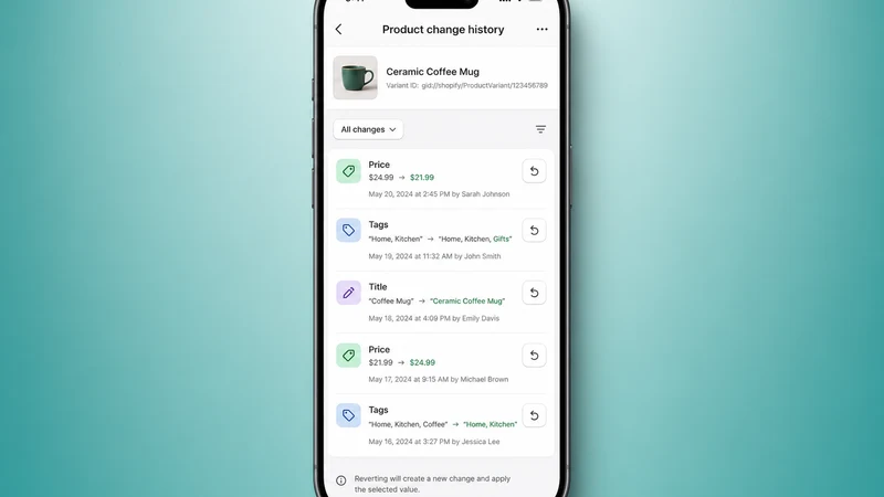 Loggr:Product History & Revert