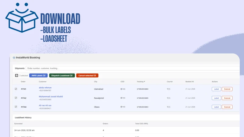 Instant Bulk Booking