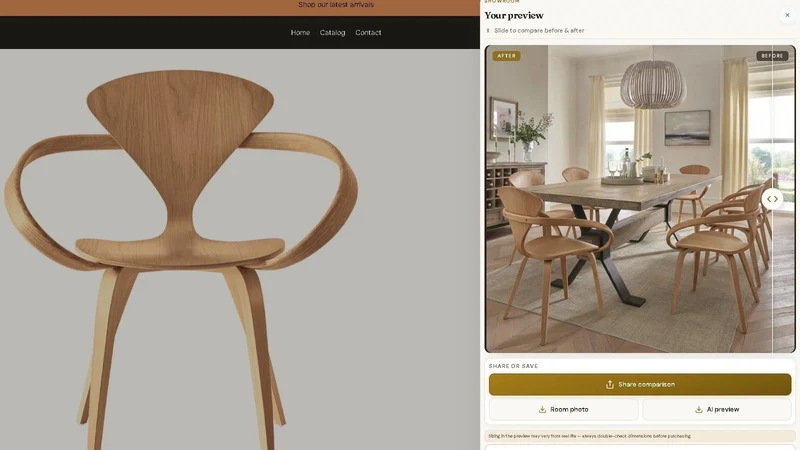 AI Furniture: See In Room