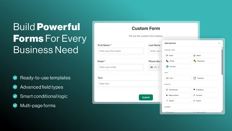 Form Builder With File Upload