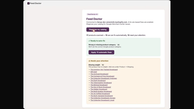 Feed Doctor
