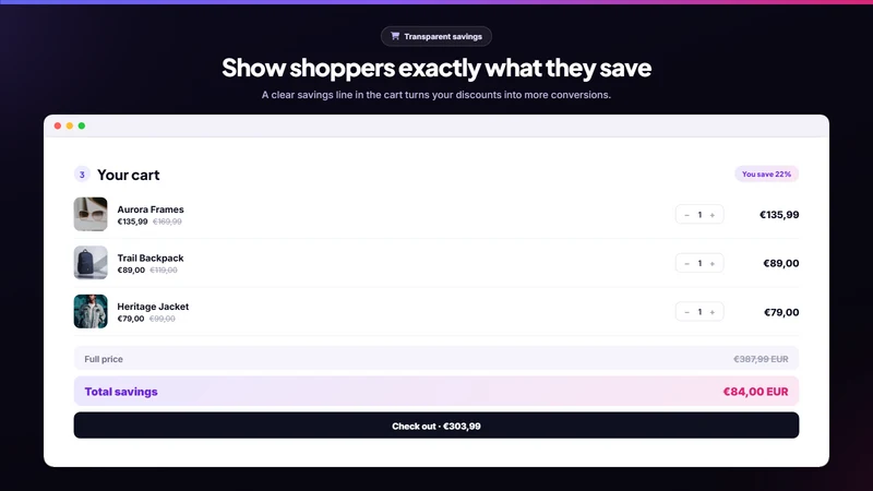 Discounts & Sales ‑ OCS