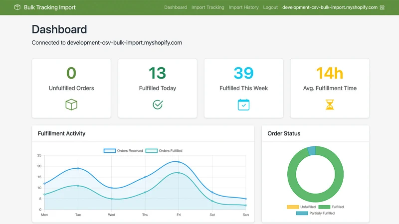 Bulky: CSV Tracking BulkImport