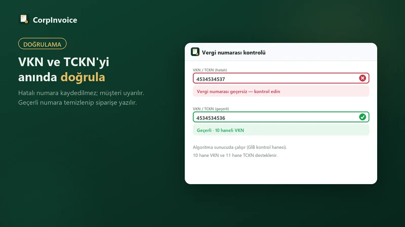 Kurumsal Fatura Düzenleme