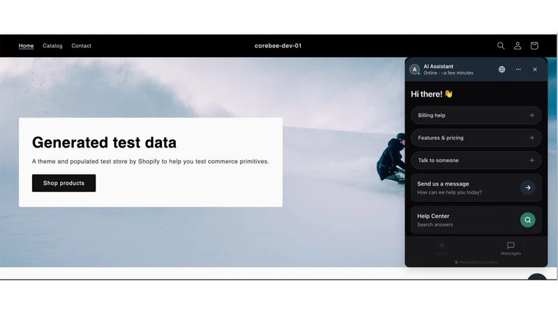 Corebee: AI Chatbot & Support