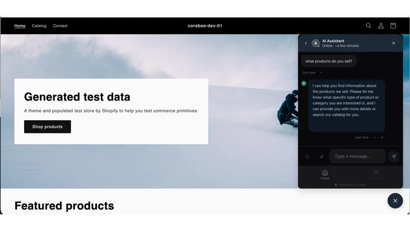 Corebee: AI Chatbot & Support