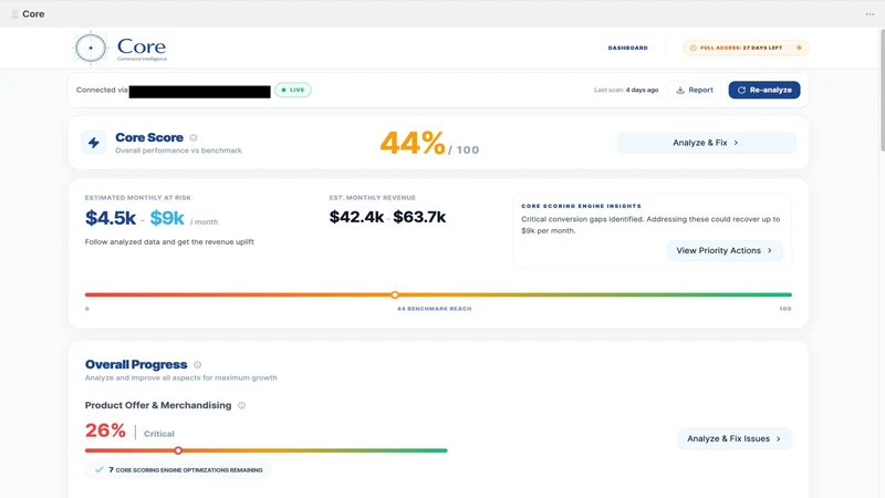Core — Your Store Fix Engine