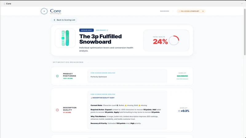 Core — Your Store Fix Engine