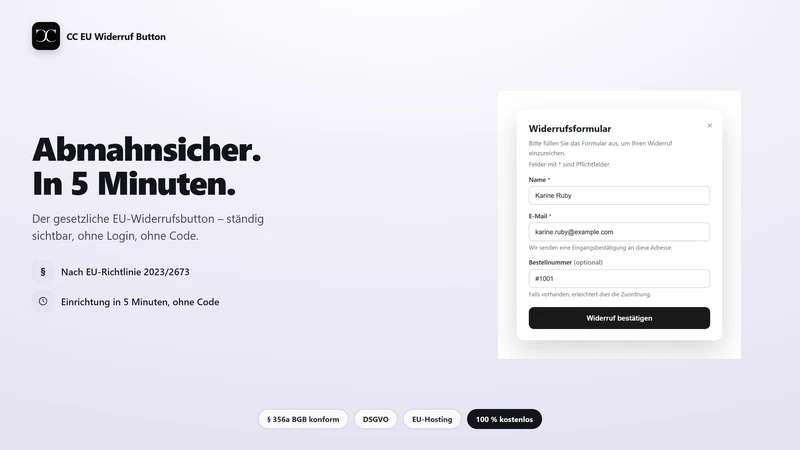 CC EU Withdrawal Button