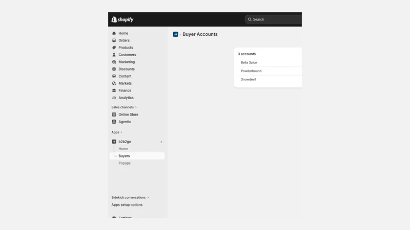 B2B2GO ‑ B2B Popup Offers
