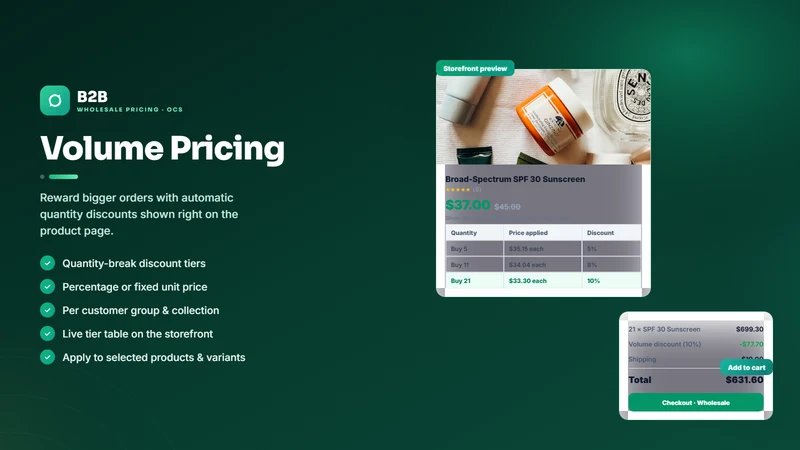 B2B Wholesale Pricing ‑ OCS