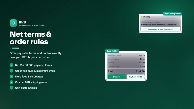 B2B Wholesale Pricing ‑ OCS