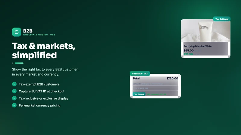 B2B Wholesale Pricing ‑ OCS