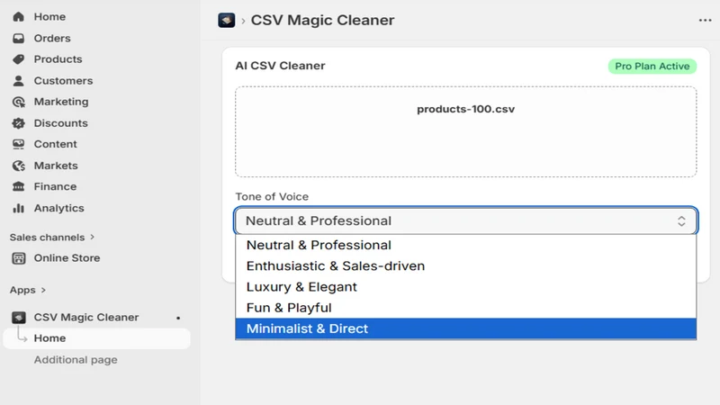 CSV Magic Cleaner